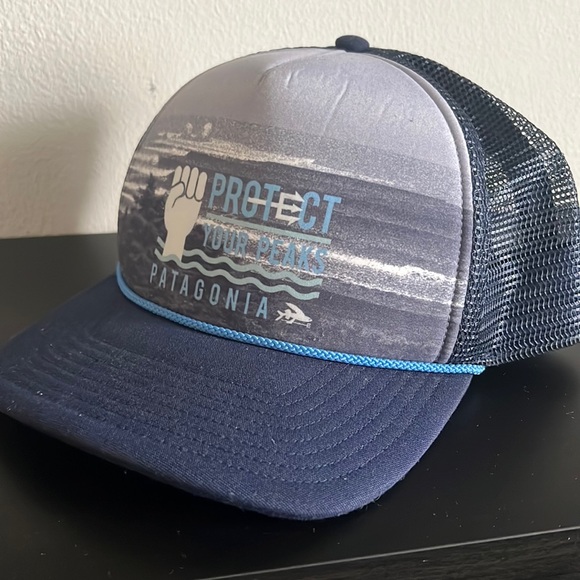 Patagonia Blue trucker hat - Picture 1 of 2
